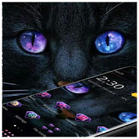 Dark Black Magic Kitty Theme