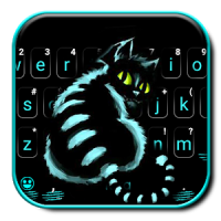 Cheshire Night Cat Keyboard Theme