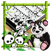 Cute Panda Gravity Keyboard