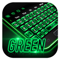 Neon Green Keyboard