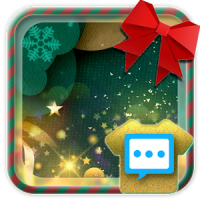 Christmas origami style skin for Handcent Next SMS