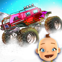 Baby Monster Truck Ice Racing