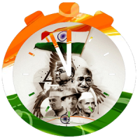 India Flag Clock Wallpaper