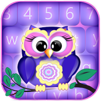 Sweet Owls Keyboard Themes