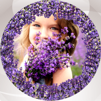 Lavender Photo Collage