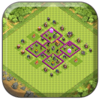 Town Hall 6 Farming Base COC