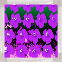 Purple Flowers Keyboards