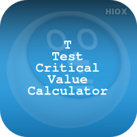 T Test Critical Value Calci