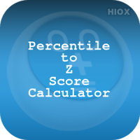 Percentile to Z Score Calci