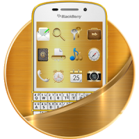 Gold Aureate BlackBerry Theme