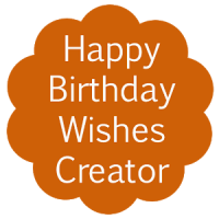 Happy Birthday Wishes Creator
