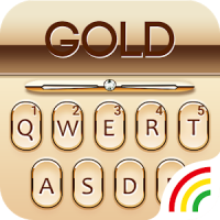 Gold Keyboard Golden Theme