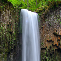 flowing waterfall wallpaper