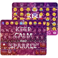 Keep Calm Emoji Keyboard Theme