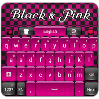Black and Pink Keyboard