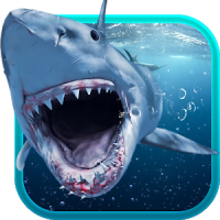 Shark Attack Animated Keyboard + Live Wallpaper