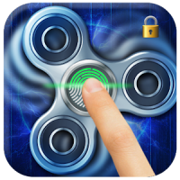 Fidget spinner fingerprint lock screen for prank