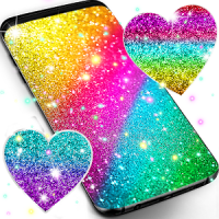 Multi color glitter live wallpaper