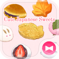 Elegant Wallpaper Cute Japanese Sweets Theme