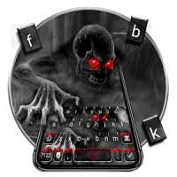 Zombie Monster Skull Tema de teclado