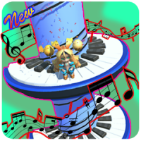 Ball Jump Piano Tile Tower Colors