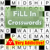 Words Fill it in puzzles Kriss Kross pastime game