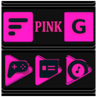 Pink and Black Icon Pack ✨Free✨