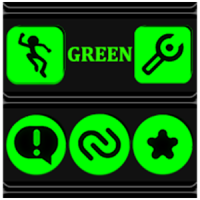 Green and Black Icon Pack ✨Free✨