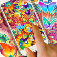 Neon Butterflies Wallpaper Free Live Wallpapers