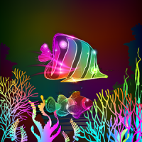 Neon Fish Live Wallpaper