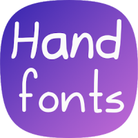 Hand Fonts for FlipFont with Font Resizer
