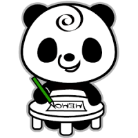 Memo Pad Panda (sticky) note