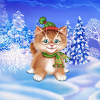 Winter Cat Live Wallpaper
