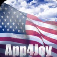 3D 미국 국기 라이브 배경 화면 무료