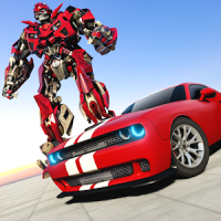 Muscle Car Robot Transformation Game 2018