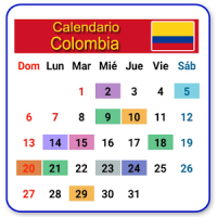 Calendario Festivos Colombia 2020