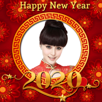 Chinese new year frame 2020