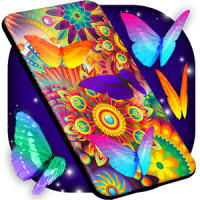 Neon Butterflies Wallpaper Free Live Wallpapers