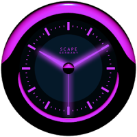 A-PURPLE Laser Clock Widget