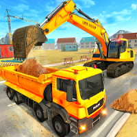 Heavy Excavator Crane Sim