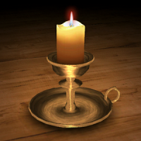 Тающая свеча 3D
