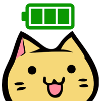 ねこ集めサクサク猫電池長持ち　電池残量表示＆ねこあつめゲーム