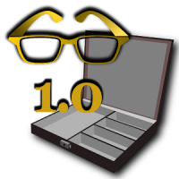 Math Word Decode Fun Item - Gold Glasses Box