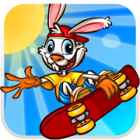 スケートボードウサギ - Bunny Skater