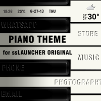 Piano Theme for ssLauncher OR