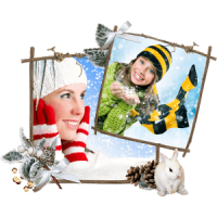 Winter Photo Frames