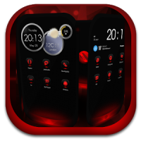 Next Launcher Theme MagicRed