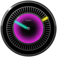 NEW NEON Laser Clock Widget