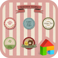 Vintage label Dodol Theme