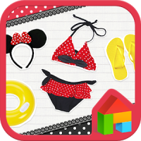 Minnie2 dodol luancher theme